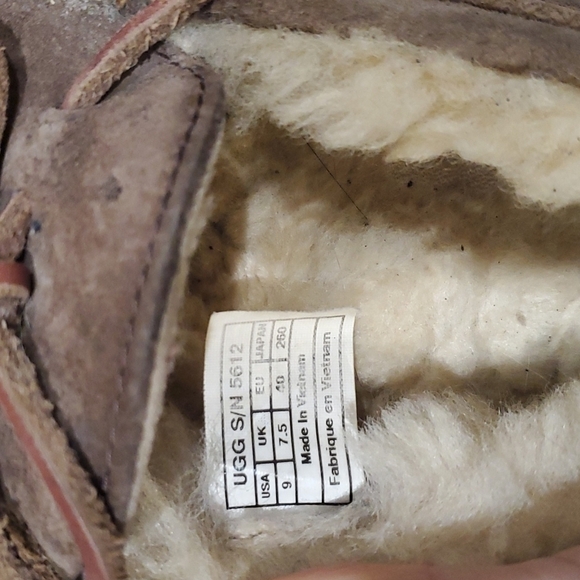 Ugg Dakota Women Suede Espresso Fur-Lined Loafers shoes flat slippers - Picture 14 of 16